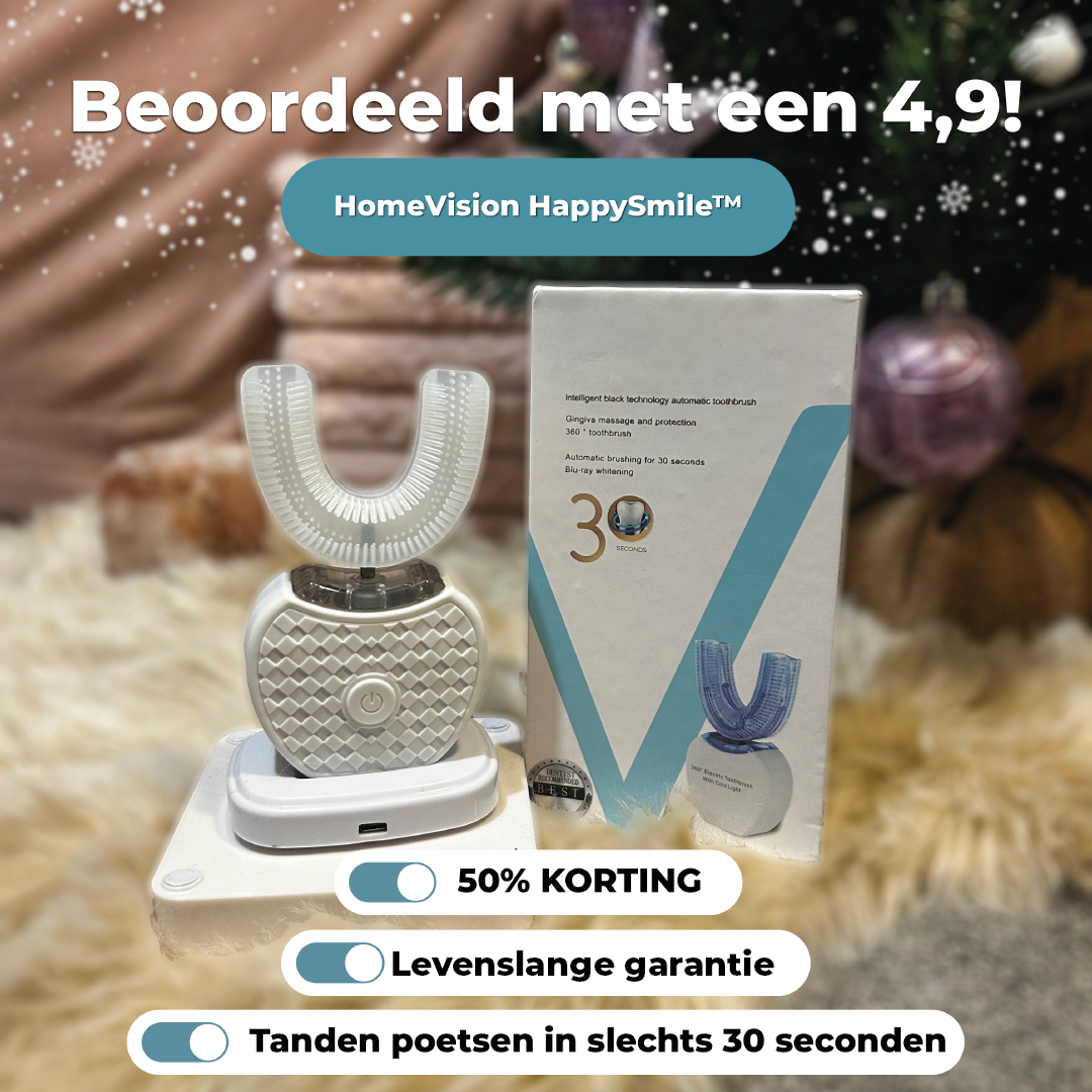 HomeVision HappySmile™ | Brush teeth easily and quickly within 30 seconds!